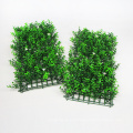 Decoração de jardim para casa PE Material hedge de buxo artificial